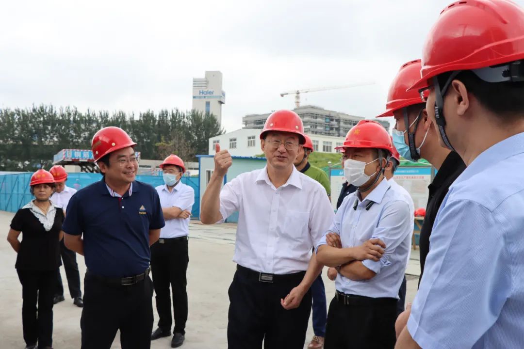 中建聯(lián)合|青島市政協(xié)副主席卞建平蒞臨云谷學(xué)校項目督導(dǎo)調(diào)研(圖3)